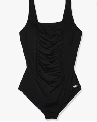 Speedo women's endurance+ shirred tank one piece swimsuit sale