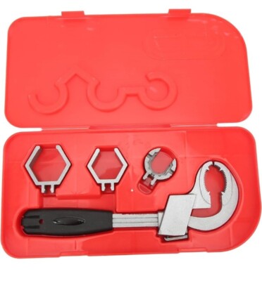 Multifunctional Bathroom Wrench Sink Water Pipe Large Opening Adjustable Wrench