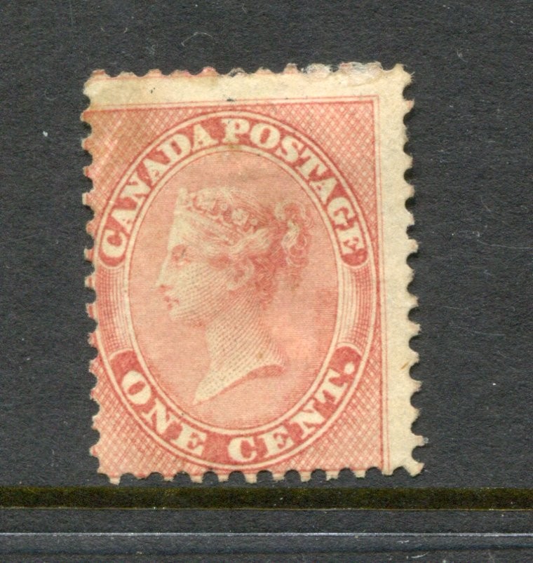 COLONY of CANADA 1852-57 1c QV Unused Stamp High Cat