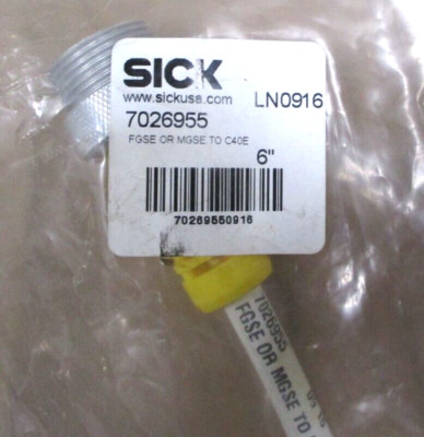 SICK LN0916 7026955 FGSE or MGSE to C40E 6''  A7612AES