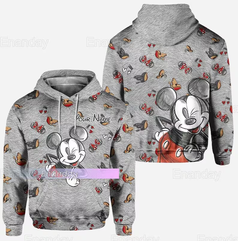 Mickey Mouse 3D HOODIE Mother Day Gift All Over Print Best Price Us size