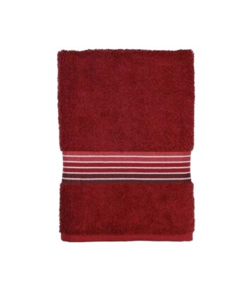 Mainstays Stripe Bath Towel, Marrón Size 27 in x 52 in +