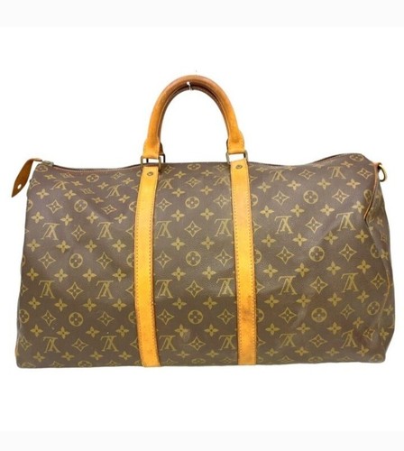 LOUIS VUITTON Bandouliere Keepall 50 Bag Duffle Carry On Tote Luxury Luggage