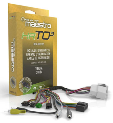 iDatalink Maestro HRN-HRR-TO3 TO3 T-Harness For Select 2018+ Toyota Vehicles