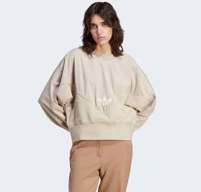 Adidas originals corduroy crew sweatshirt sales