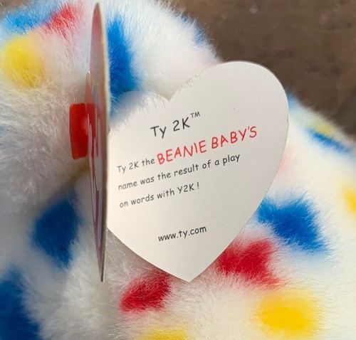 Ty Beanie  Buddy  Confetti Y2K 1999 Retired