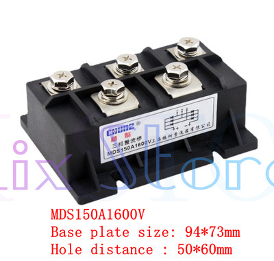 1 PC  MDS150A1600V CHUNZ Three Phase Rectifier Bridge Module  Brand New