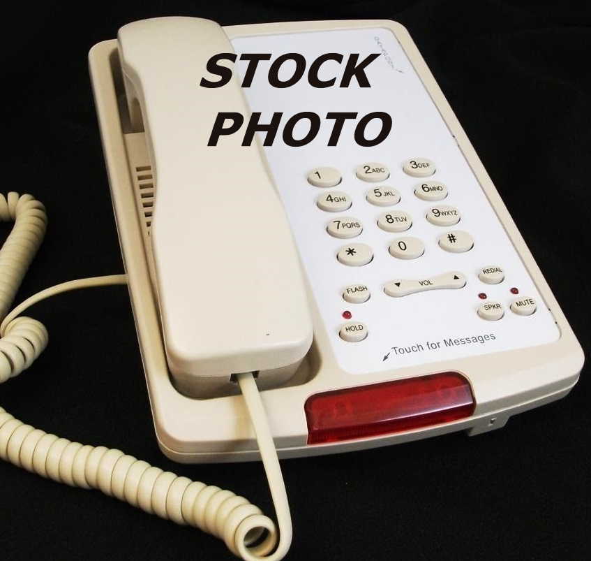 Cetis AEGIS PS-08 80011 Corded Push Button Desk Room Hotel Phone Speaker Ash NEW