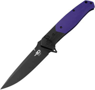 New Bestech Knives Swordfish Button Lock Purple BG62C