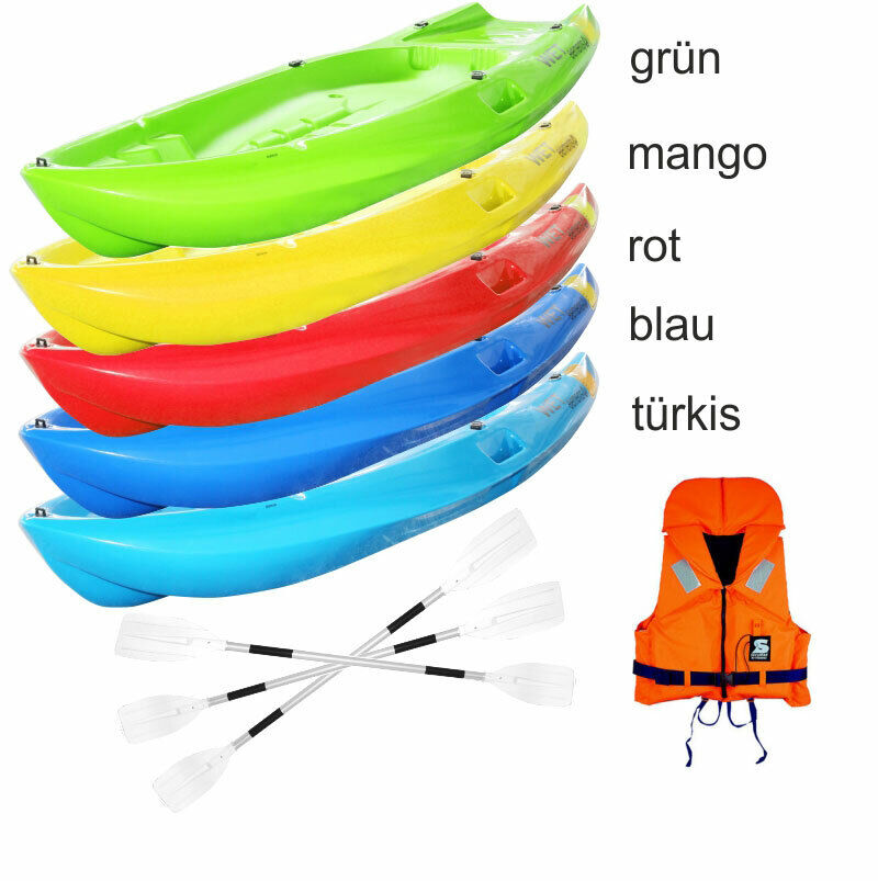 Wet-Elements Sit-On-Top Kajak Kinderkajak Pinguin (Set mit Paddel&Schwimmweste)