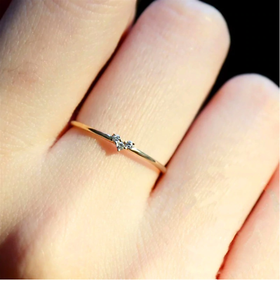 Small stackable deals rings