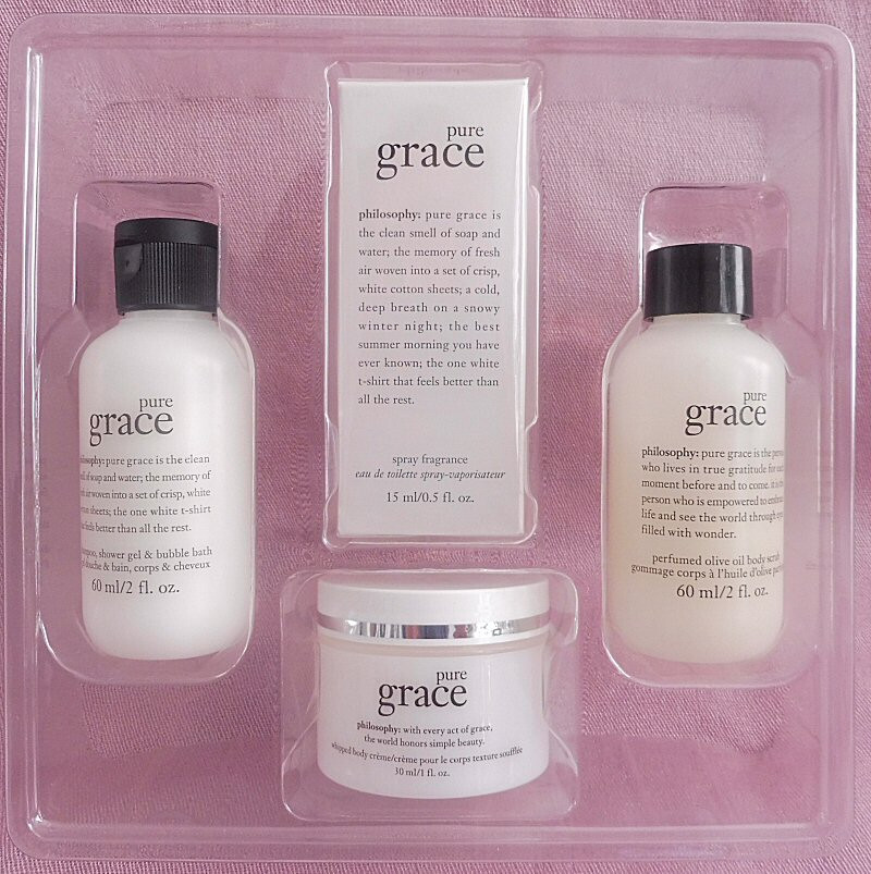PHILOSOPHY PURE GRACE FOUR PIECE GIFT SET