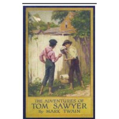 The Adventures of Tom Sawyer tin2027 Book DOLLHOUSE Miniature