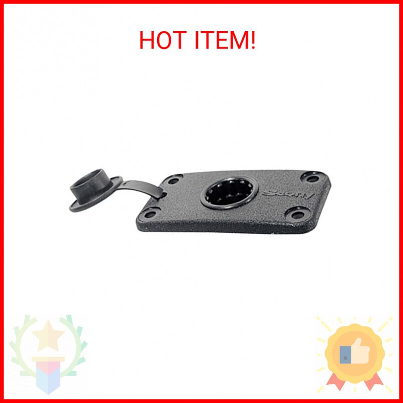 Scotty Flush Deck Mount Rod Holder Bracket - With Splash Cover