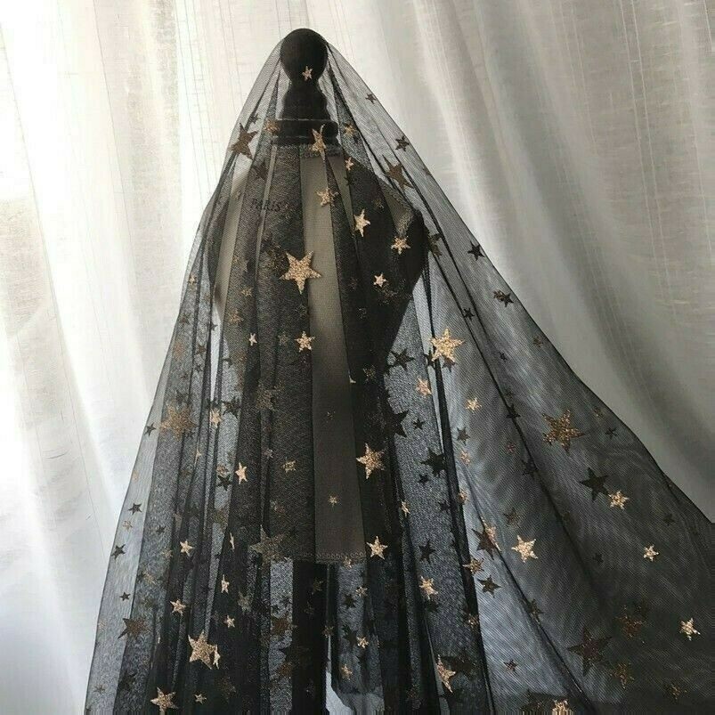 Stella Glitter Rete Tessuto Sparkle Fai da Te Tutu Gonna Abito Sposa Hobby Tenda