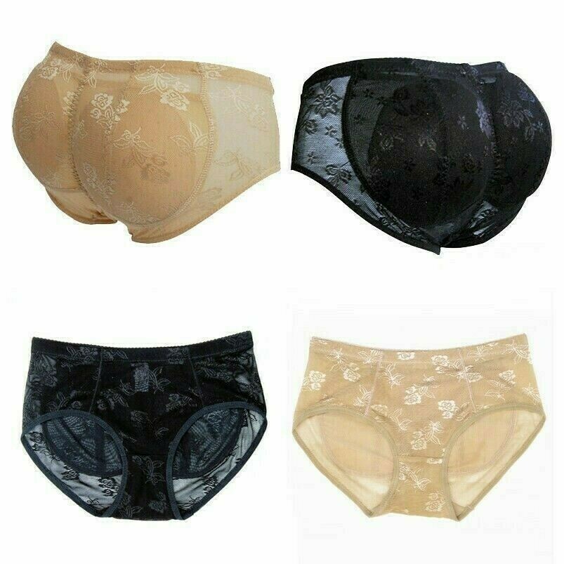 Mutande Padded In Finta Fiori Con Cuscinetti Per Fianchi Nuove