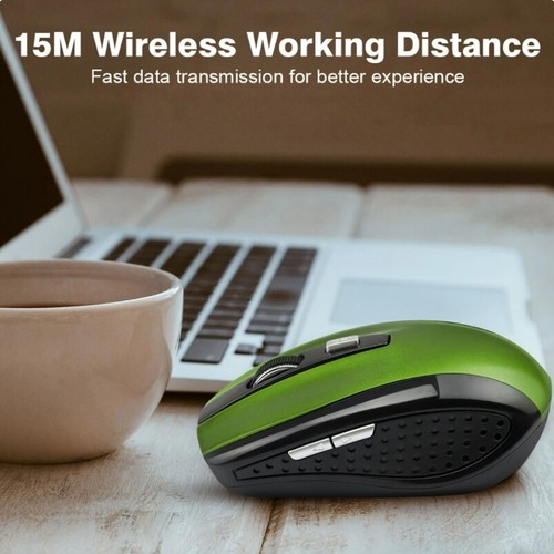  Wireless Optical Mouse Mice 2.4GHz USB Receiver For Laptop PC Computer DPI lot