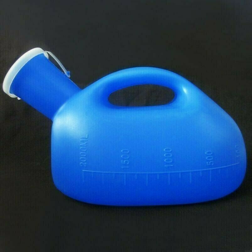Maschile Portatile Toilette Urina Orinatoio Pipì Bottglia Con Pulire Pennello