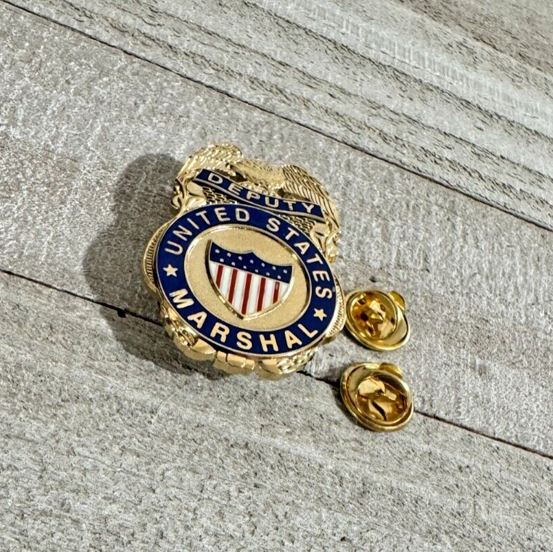 Historical Deputy United States Marshal Lapel Pin Mini Badge