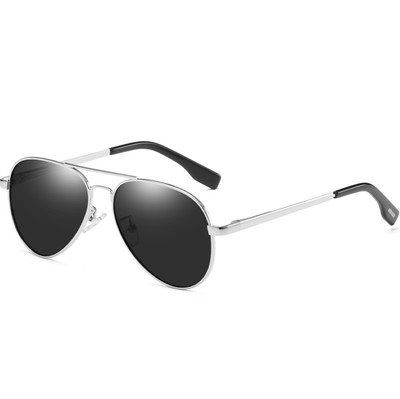 Men Metal Oval Tinted Myopia Nearsighted Glasses Outdoor Pilot Sunglasses New