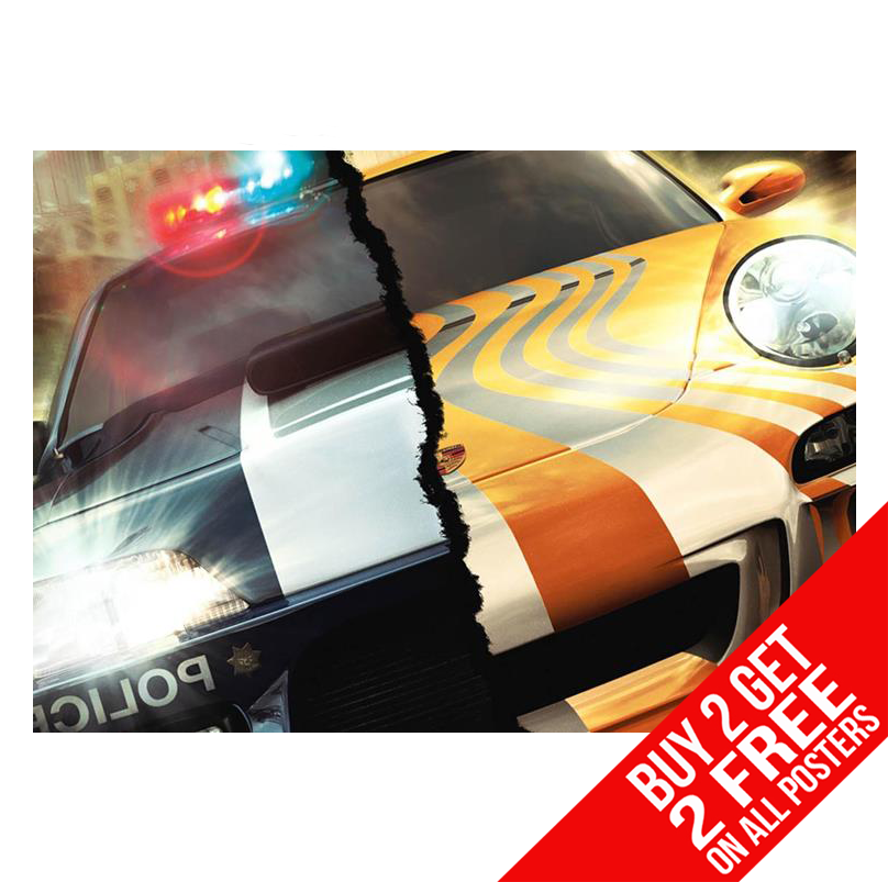 NEED FOR SPEED MOST WANTED PS3 XBOX POSTER PRINT A3 A4 - BUY 2 GET ANY 2 FREE
