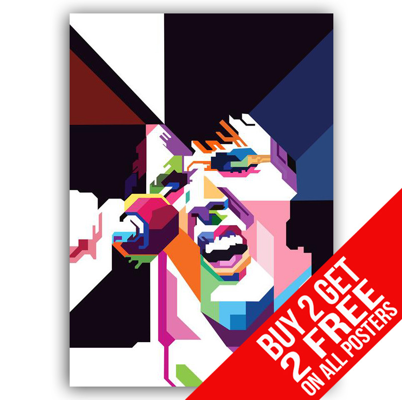 ELVIS PRESLEY POP ART POSTER A4 / A3 SIZE - BUY 2 GET ANY 2 FREE