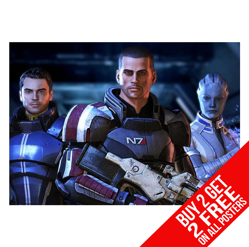  MASS EFFECT 3 XBOX PS3  POSTER ART PRINT A3 A4 SIZE- BUY 2 GET ANY 2 FREE