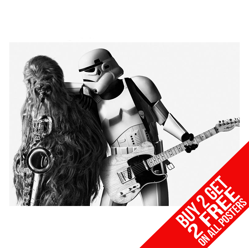 STAR WARS BRUCE SPRINGSTEEN BORN TO RUN POSTER A4 A3 SIZE - BUY 2 GET ANY 2 FREE
