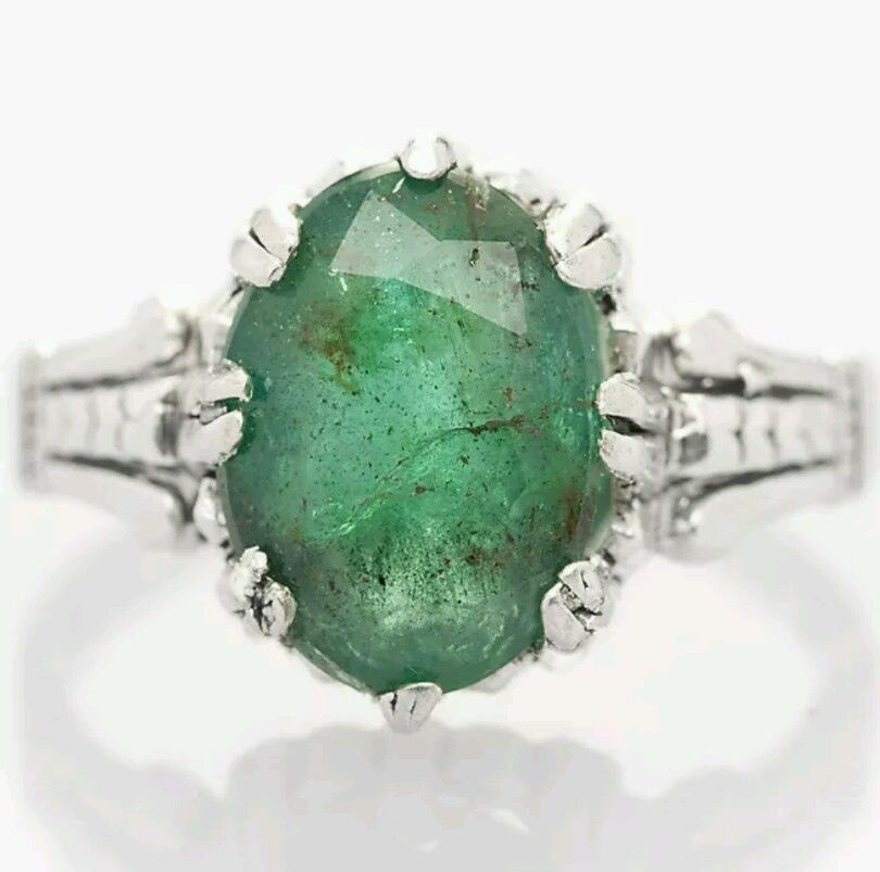 Emerald Sterling Silver Fine Jewellery