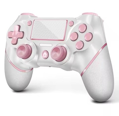 Acegamer wireless controller for ps4 pink joysticks double