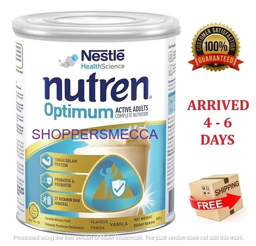 Nestle Nutren Optimum Complete Nutrition Milk Powder Vanilla