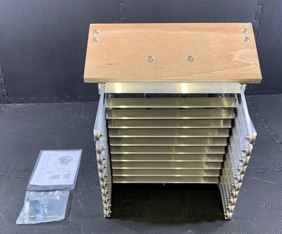 Alufix Ziehharmonika-Dachboden-Leiter, 11 Stufen – Ideal für kleine Dachbodenräu