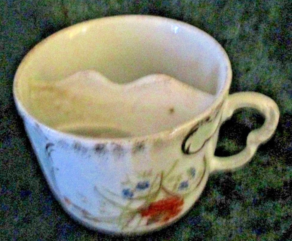 ANTIQUE K P M GERMANY MUSTACHE CUP