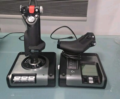 Logitech X52 Professional - Black - Joystick & Throttle (HOTAS)  READ LISTING 