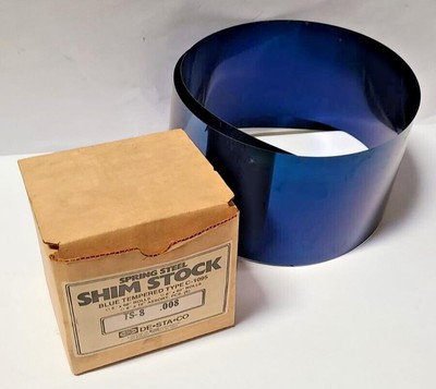 Destaco Shim Stock 0.008'' Thick 60'' Long 6  Wide Spring Steel TS-8