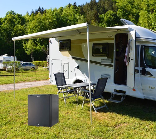 SMAD Mini Fridge 2.1 Cu.Ft 12V/110V Refrigerator RV Camper AC/DC 2 Way Cooler