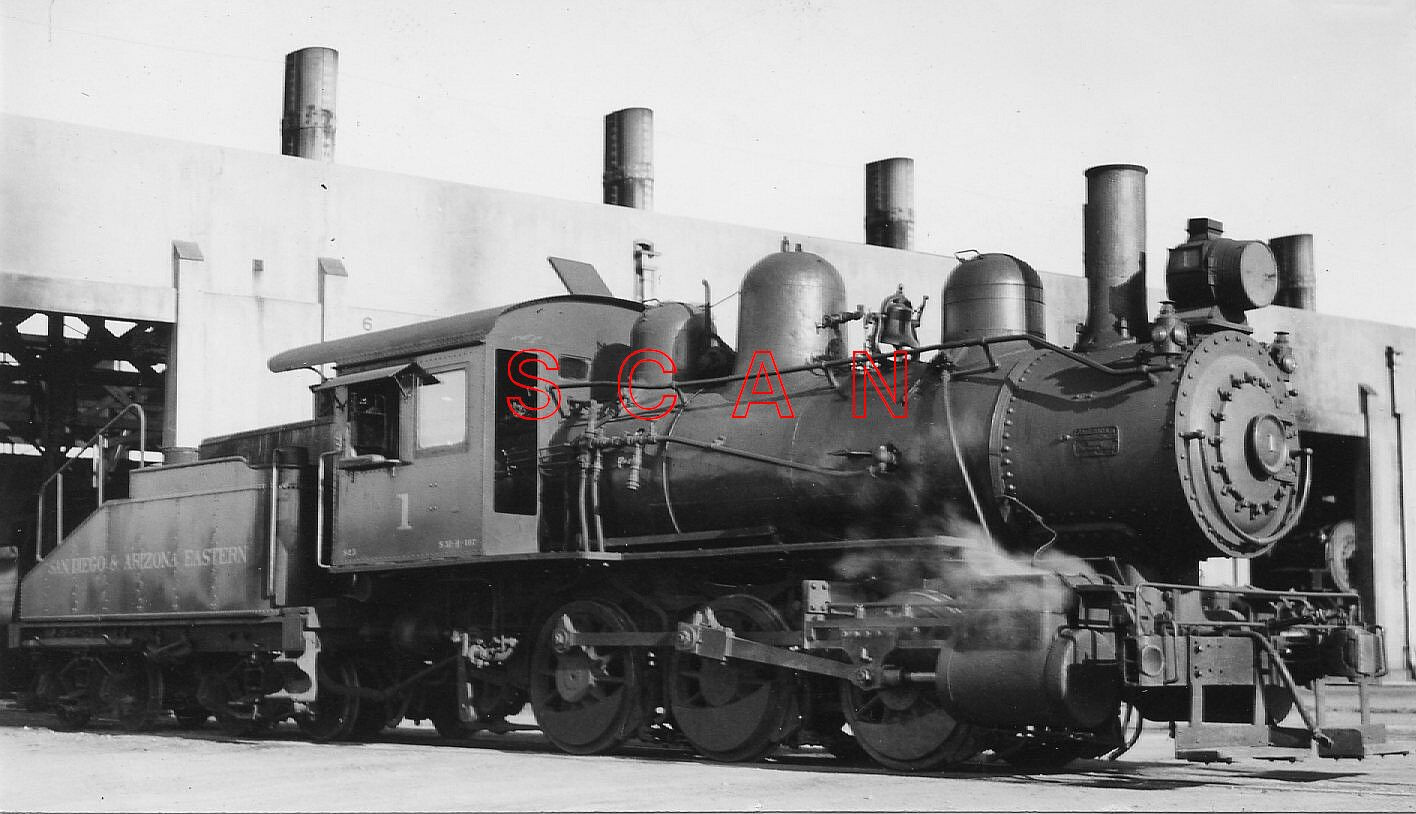 モダーンズ('88米) 3G889 RP 1930s40s SAN DIEGO &ARIZONA EASTERN RAILROAD 060