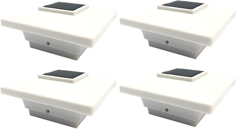 Solar (4-Pack) Low Profile Black/White Will Fit 3.5