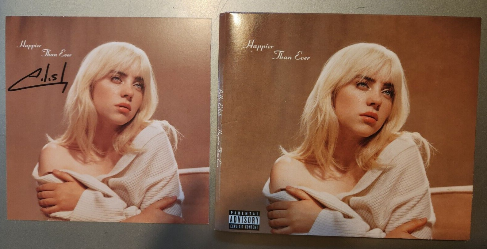 Billie Eilish　直筆サイン入りCD Billie Eilish Signed Autographed CD Cover 