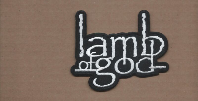 NEW 3 1/2 X 4 1/4 INCH LAMB OF GOD IRON ON PATCH FREE SHIPPING