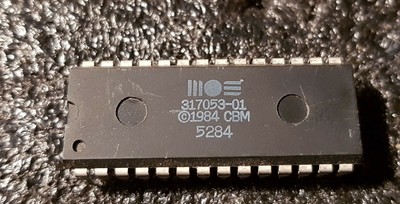 MOS 317053-01 Function LOW Chip for Commodore 16/116/Plus/4, Working. Rare!