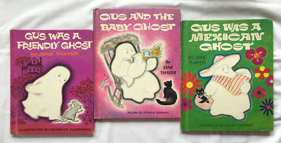 Gus the Ghost Series by Jane Thayer, Lot of 3, Friendly Baby Mexican, HC BCE
