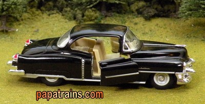 Die Cast 1953 Black Cadillac 53 Caddy O Scale 1:43 by Kinsmart 53 Caddy