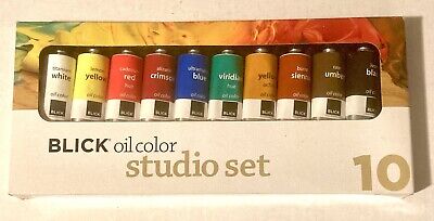 Oil Color Set 1.28 Oz (Pack of 10) Multicolor Artist Studio Set Blick England