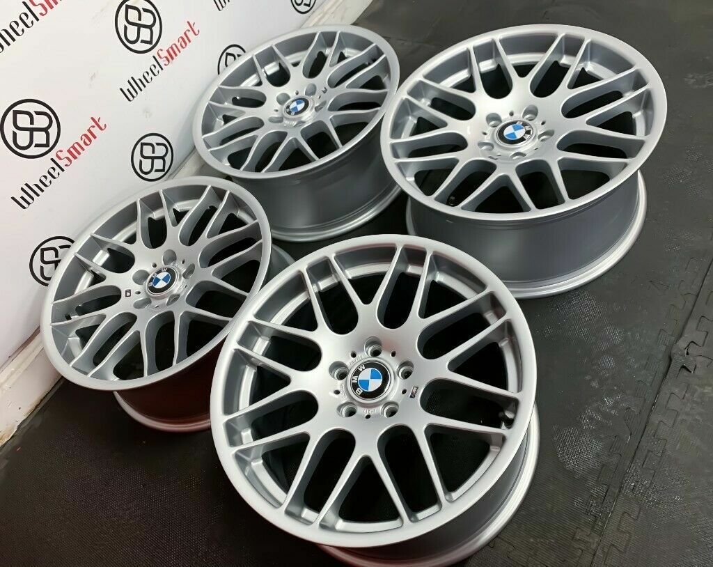 BMW CSL STYLE 19 ALLOY WHEELS *TYRES AVAILABLE* - GLOSS SILVER | in ...