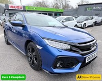 2019 Honda Civic Blue 1.5 VTEC Turbo Sport Euro 6 hatchback, 43,710 miles, ULEZ 