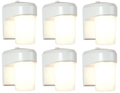Cooper  900 Lumen White LED Regent Entry Patio Light - Pack of 6