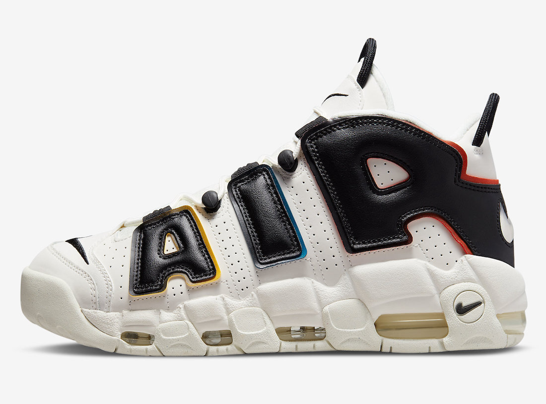 

Мужские коллекционные карточки Nike Air More Uptempo 96 парус белый черный DM1297-100 размер 11, Nike Air More Uptempo '96