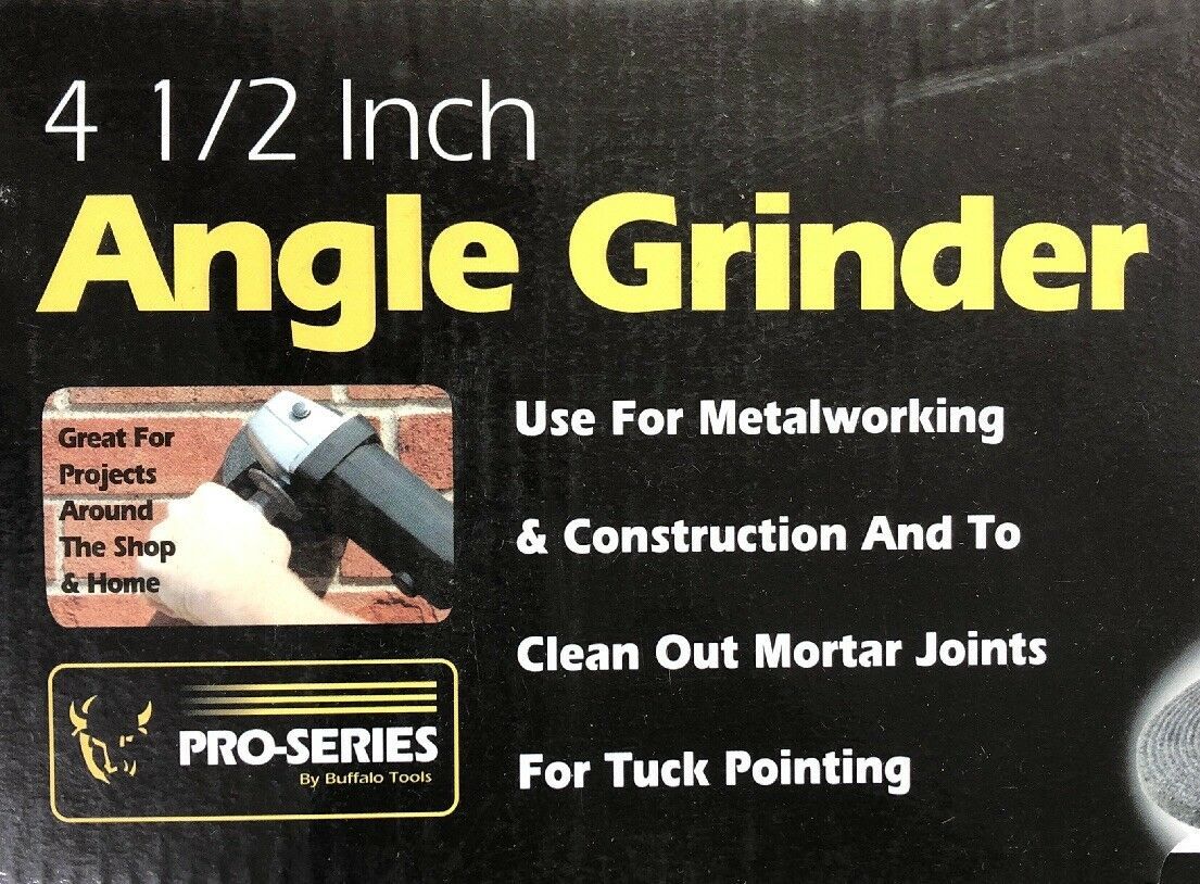 Pro-Series PS07214 4 1/2-Inch Angle Grinder 11000 RPM single speed Grinder