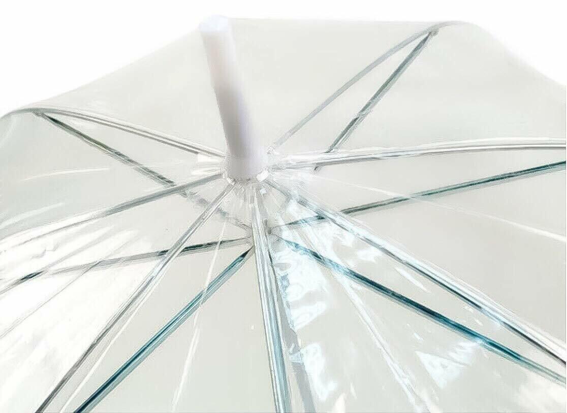 Clear Umbrella Full Dome Style Rain Fashion Bubble Travel Photography Easter NEW
